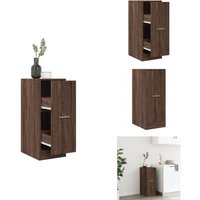 Vidaxl - Apothekerschrank Braun Eichen-Optik 30x41x77,5 cm Holzwerkstoff - Apothekerschrank - Apothekerschränke - Apothekermöbel - Apotheker Sideboard Vidaxl - Apothekerschrank Braun Eichen-Optik 30x41x77,5 cm Holzwerkstoff - Apothekerschrank - Apothekerschränke - Apothekermöbel - Apotheker Sideboard von VIDAXL
