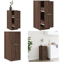 Apothekerschrank Braun Eichen-Optik 30x41x77,5 cm Holzwerkstoff - Vidaxl Apothekerschrank Braun Eichen-Optik 30x41x77,5 cm Holzwerkstoff - Vidaxl von VIDAXL