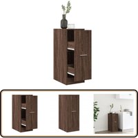 Apothekerschrank Braun Eichen-Optik 30x41x77,5 cm Holzwerkstoff - Vidaxl Apothekerschrank Braun Eichen-Optik 30x41x77,5 cm Holzwerkstoff - Vidaxl von VIDAXL