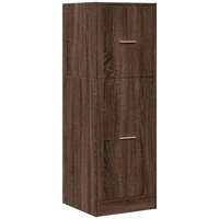 Vidaxl - Apothekerschrank Eichen-Optik 40x41x118 cm Holzwerkstoff von VIDAXL