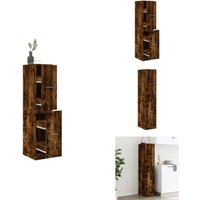 Apothekerschrank Räuchereiche 30x41x144,5 cm Holzwerkstoff - Apothekerschrank - Apothekerschränke - Apothekermöbel - Apotheker Sideboard Apothekerschrank Räuchereiche 30x41x144,5 cm Holzwerkstoff - Apothekerschrank - Apothekerschränke - Apothekermöbel - Apotheker Sideboard von VIDAXL