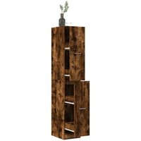 Apothekerschrank Räuchereiche 30x41x174,5 cm Holzwerkstoff - Vidaxl von VIDAXL