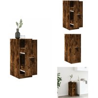Vidaxl - Apothekerschrank Räuchereiche 30x41x77,5 cm Holzwerkstoff - Apothekerschrank - Apothekerschränke - Apothekermöbel - Apotheker Sideboard von VIDAXL