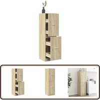 Apothekerschrank Sonoma-Eiche 40x41x144,5 cm Holzwerkstoff - Vidaxl Apothekerschrank Sonoma-Eiche 40x41x144,5 cm Holzwerkstoff - Vidaxl von VIDAXL