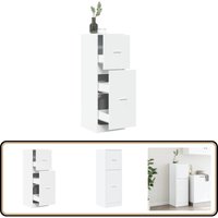 Apothekerschrank Weiß 40x41x118 cm Holzwerkstoff - Vidaxl von VIDAXL