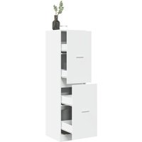 Apothekerschrank Weiß 40x41x144,5 cm Holzwerkstoff - Vidaxl Apothekerschrank Weiß 40x41x144,5 cm Holzwerkstoff - Vidaxl von VIDAXL