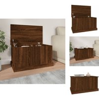 Aufbewahrungstruhen - Living Truhe Braun Eiche-Optik 70x40x38 cm Holzwerkstoff - Braun von VIDAXL