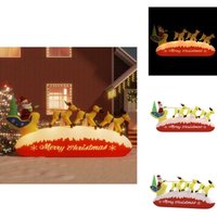 Vidaxl - Aufblasbarer Weihnachtsmann mit Rentieren led 145 cm - Weihnachtsdeko - Outdoor Beleuchtung - Lichterkette - Weihnachtsmann Vidaxl - Aufblasbarer Weihnachtsmann mit Rentieren led 145 cm - Weihnachtsdeko - Outdoor Beleuchtung - Lichterkette - Weihnachtsmann von VIDAXL