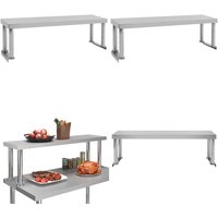 Vidaxl - Aufsatzboard für Arbeitstisch 120 x 30 x 35 cm Edelstahl - Aufsatzboard - Aufsatzboards - Home & Living von VIDAXL