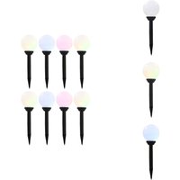Außen-Solarlampen 8 Stk. led Kugel 15 cm rgb - Outdoor-Beleuchtung - Solarleuchte - Gartenbeleuchtung - Terrasse Beleuchten - Wegbeleuchtung von VIDAXL