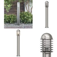 Außen ständige Edelstahl-Mastleuchte - Edelstahl Laterne - Außenstehleuchte - Gartenleuchte - LED Mastleuchte - Wetterfest - Home & Living von VIDAXL