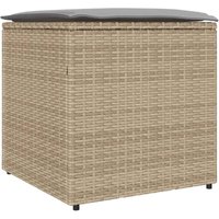 Kissenbox mit Speicher Beige 50 x 50 x 50 cm Poly-Rattan Vidaxl Kissenbox mit Speicher Beige 50 x 50 x 50 cm Poly-Rattan Vidaxl von VIDAXL