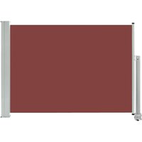 Ausziehbare Seitenmarkise 80×300 cm Braun Vidaxl von VIDAXL