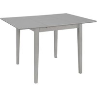 Ausziehbarer Esstisch Grau (80-120)x80x74 cm mdf Vidaxl von VIDAXL