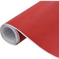 Autofolien 2 Stk. 4D Rot 100x150 cm Vidaxl von VIDAXL