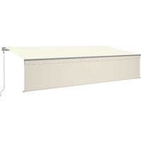 Markise Automatisch mit Rollo LED Windsensor 6x3 m Creme vidaXL Markise Automatisch mit Rollo LED Windsensor 6x3 m Creme vidaXL von VIDAXL