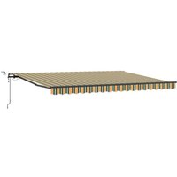 Automatische einziehbare Markise mit led in Grün und Gelb 450x350 cm Vidaxl Automatische einziehbare Markise mit led in Grün und Gelb 450x350 cm Vidaxl von VIDAXL