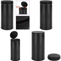 Automatischer Sensor-Mülleimer 80 l Kohlenstoffstahl Schwarz - Mülleimer - Abfalleimer - Home & Living - Schwarz von VIDAXL