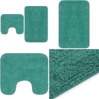 Vidaxl - Badematten-Set 2-tlg. Stoff Türkis - Badematte - Badematten - Home & Living - Türkis von VIDAXL