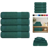Badetücher 4 Stk. Grün 100x150 cm 360 g/m² 100% Baumwolle - Badetuch - Badetücher - Duschtuch - Handtuch Badetücher 4 Stk. Grün 100x150 cm 360 g/m² 100% Baumwolle - Badetuch - Badetücher - Duschtuch - Handtuch von VIDAXL