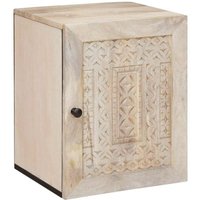 Badezimmer Schrank Weiß 38 x 33,5 x 160 cm Massives Mango Holz vidaXL Badezimmer Schrank Weiß 38 x 33,5 x 160 cm Massives Mango Holz vidaXL von VIDAXL