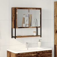 Vidaxl - Spiegelschrank Altholz 60x16x60 cm Holzwerkstoff 235385 Vidaxl - Spiegelschrank Altholz 60x16x60 cm Holzwerkstoff 235385 von VIDAXL