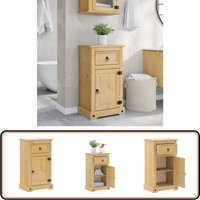 Vidaxl - Badschrank Corona 45x33x80 cm Massivholz Kiefer - Badschrank - Massivholzmöbel - Kiefernholz - Badezimmermöbel - Aufbewahrung Vidaxl - Badschrank Corona 45x33x80 cm Massivholz Kiefer - Badschrank - Massivholzmöbel - Kiefernholz - Badezimmermöbel - Aufbewahrung von VIDAXL
