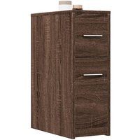 vidaXL Badschrank Schmal mit Rollen Eichen-Optik Holzwerkstoff vidaXL Badschrank Schmal mit Rollen Eichen-Optik Holzwerkstoff von VIDAXL