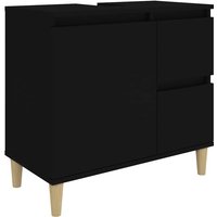 Vidaxl - Badschrank Schwarz 65x33x60 cm Holzwerkstoff Vidaxl - Badschrank Schwarz 65x33x60 cm Holzwerkstoff von VIDAXL