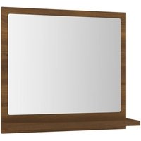 Badspiegel,Wandspiegel Braun Eichen-Optik 40x10,5x37 cm Holzwerkstoff vidaXL von BONNEVIE