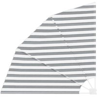 Vidaxl - Balkon Sichtschutz Anthrazit und Weiß 140 x 140 cm Stoff von VIDAXL