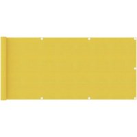 Balkon-Sichtschutz Gelb 75x500 cm HDPE vidaXL von VIDAXL