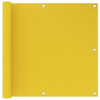 Balkon-Sichtschutz Gelb 90x600 cm HDPE vidaXL von VIDAXL