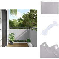 Vidaxl - Balkon-Sichtschutz Grau 300x75 cm pvc - Balkon Sichtschutz - pvc Sichtschutz - Wetterfest - uv Schutz - Grauer Sichtschutz von VIDAXL
