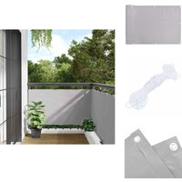 Vidaxl - Balkon-Sichtschutz Grau 600x90 cm pvc - Balkon Sichtschutz - pvc Sichtschutz - Wetterfest - uv Schutz - Gardine Vidaxl - Balkon-Sichtschutz Grau 600x90 cm pvc - Balkon Sichtschutz - pvc Sichtschutz - Wetterfest - uv Schutz - Gardine von VIDAXL