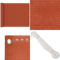 Balkon-Sichtschutz Orange 75x400 cm HDPE - Balkon Sichtschutz - HDPE Sichtschutz - Windsackschutz - Sonnenenschutz Für Balkon - Privacy Screen - Home Balkon-Sichtschutz Orange 75x400 cm HDPE - Balkon Sichtschutz - HDPE Sichtschutz - Windsackschutz - Sonnenenschutz Für Balkon - Privacy Screen - Home von VIDAXL