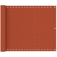 Balkon-Sichtschutz Orange 75x500 cm HDPE vidaXL von VIDAXL