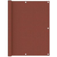 Vidaxl - Balkon-Sichtschutz Terrakotta-Rot 120x500 cm Oxford-Gewebe von VIDAXL