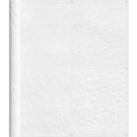 Vidaxl - Balkon-Sichtschutz Weiß 120x1000 cm 100 % Polyester-Oxford von VIDAXL