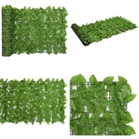 Balkon-Sichtschutz mit Grünen Blättern 600x75 cm - Balkon Sichtschutz - Gartensichtschutz - Windschutz - uv Schutz - Privacy Screen - Home & Living Balkon-Sichtschutz mit Grünen Blättern 600x75 cm - Balkon Sichtschutz - Gartensichtschutz - Windschutz - uv Schutz - Privacy Screen - Home & Living von VIDAXL