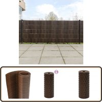 Balkon-Sichtschutze 10 Stk. Braun Schwarz 255x19 cm Poly Rattan - Balkonsichtschutz - Sichtschutz Balkon - Gartenzäune - Privacy Screen - Sonnenschutz Balkon-Sichtschutze 10 Stk. Braun Schwarz 255x19 cm Poly Rattan - Balkonsichtschutz - Sichtschutz Balkon - Gartenzäune - Privacy Screen - Sonnenschutz von VIDAXL