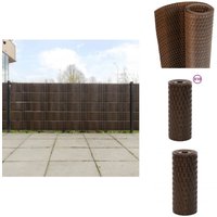 Balkon-Sichtschutze 10 Stk. Braun Schwarz 255x19 cm Poly Rattan - Balkonsichtschutz - Sichtschutz Balkon - Gartenzäune - Privacy Screen - Sonnenschutz Balkon-Sichtschutze 10 Stk. Braun Schwarz 255x19 cm Poly Rattan - Balkonsichtschutz - Sichtschutz Balkon - Gartenzäune - Privacy Screen - Sonnenschutz von VIDAXL