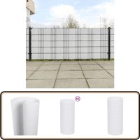 Balkon-Sichtschutze 5 Stk. Weiß 255x19 cm Poly Rattan - Balkonsichtschutz - Sichtschutz Balkon - Privacy Screen - Gartenzäune - Terrassenüberdachung Balkon-Sichtschutze 5 Stk. Weiß 255x19 cm Poly Rattan - Balkonsichtschutz - Sichtschutz Balkon - Privacy Screen - Gartenzäune - Terrassenüberdachung von VIDAXL