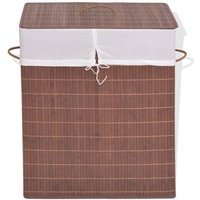 Bambus-Wäschekorb Rechteckig Braun Vidaxl Bambus-Wäschekorb Rechteckig Braun Vidaxl von VIDAXL