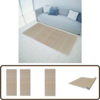 Bambusteppiche 2 Stk. Rechteckig Natur 120x180 cm - Bambus Teppich - Wohnzimmer Teppich - Natürlicher Teppich - Rutschfeste Unterlage - Wohnzimmer Bambusteppiche 2 Stk. Rechteckig Natur 120x180 cm - Bambus Teppich - Wohnzimmer Teppich - Natürlicher Teppich - Rutschfeste Unterlage - Wohnzimmer von VIDAXL
