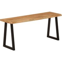Bank Baumkante 105 cm Massivholz Akazie Vidaxl Bank Baumkante 105 cm Massivholz Akazie Vidaxl von VIDAXL