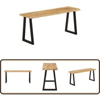 Bank Baumkante 105 cm Massivholz Mango - Sitzbank - Mangoholz - Gartenbank - Wohnzimmersitzgelegenheit - Industrielle Bank Bank Baumkante 105 cm Massivholz Mango - Sitzbank - Mangoholz - Gartenbank - Wohnzimmersitzgelegenheit - Industrielle Bank von VIDAXL