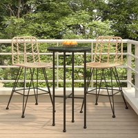 Barhocker 2 Stk. 45x56x103,5 cm PE-Rattan und Stahl Vidaxl Barhocker 2 Stk. 45x56x103,5 cm PE-Rattan und Stahl Vidaxl von VIDAXL