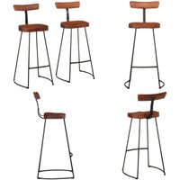 Barhocker 2 Stk. 49x43x103 cm Mango Massivholz - Vidaxl von VIDAXL