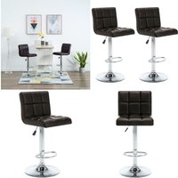 Barhocker 2 Stk. Braun Kunstleder - Barhocker - Küchenhocker - Sitzgelegenheiten - Hochstuhl - Wohnzimmer Dekoration - Home & Living von VIDAXL